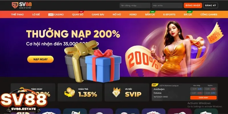 Các phúc lợi nhận được khi tham gia sự kiện SV88